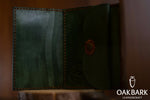 Load image into Gallery viewer, Mandala Leather Wallet ( Turquoise )
