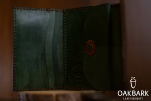 Mandala Leather Wallet ( Turquoise )