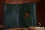 Load image into Gallery viewer, Mandala Leather Wallet ( Turquoise )
