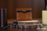 Load image into Gallery viewer, Hand-Stitched Leather Card Holder Wallet in - Hazel &amp; Olive
