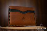 Load image into Gallery viewer, Hand-Stitched Leather Card Holder Wallet in - Hazel &amp; Olive
