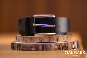 Buffalo Leather Men's Belts - Black