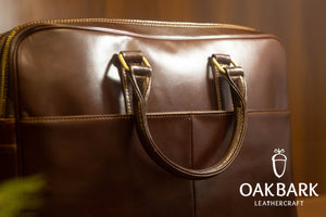 The Executive Pro – Premium Leather Laptop Bag