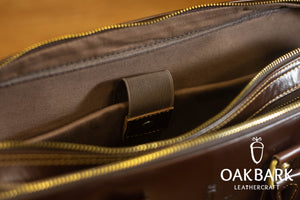 The Executive Pro – Premium Leather Laptop Bag