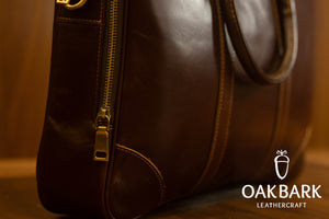 The Executive Pro – Premium Leather Laptop Bag