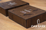 Load image into Gallery viewer, Brown Leather Gift Set – Wallet, Belt &amp; Keychain in Custom Wooden Box
