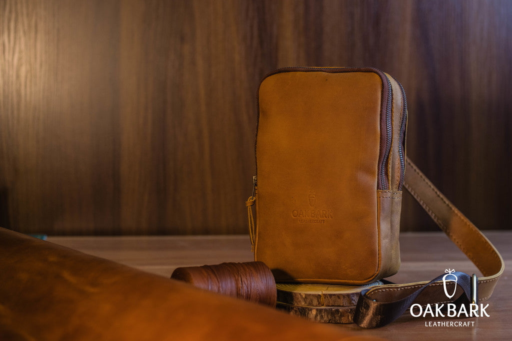 Handmade Leather Men's Sling Bag
