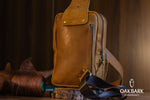 Load image into Gallery viewer, Handmade Leather Men&#39;s Sling Bag
