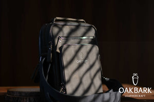 Grey Messenger Bag