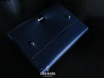 Load image into Gallery viewer, Blue Leather Notebook Cover
