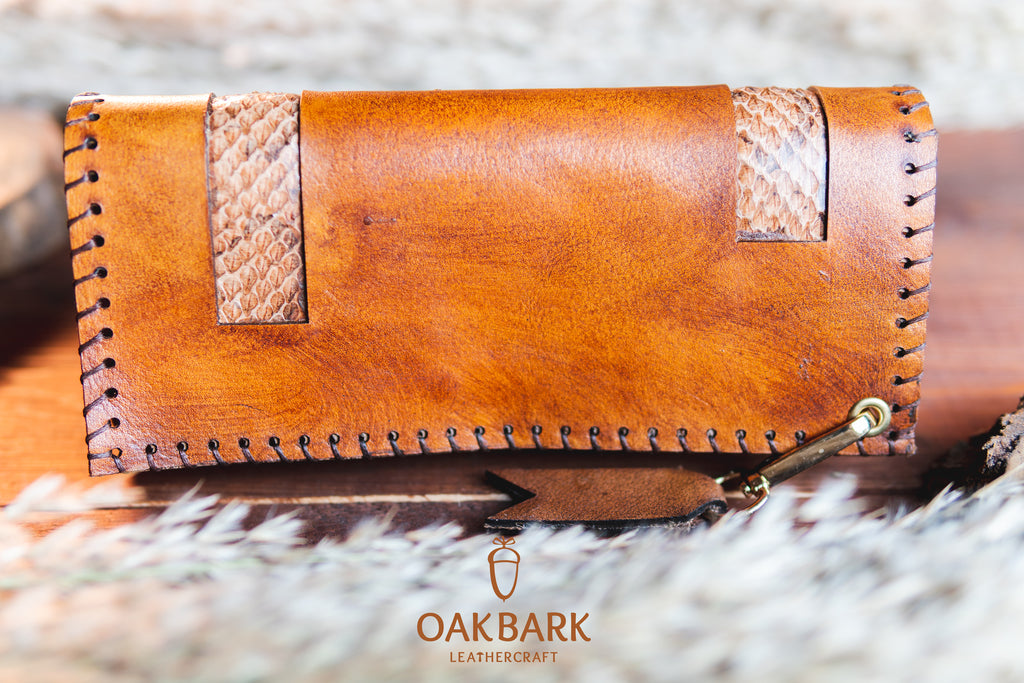 Snakeskin Strips Wallet