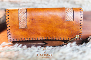 Snakeskin Strips Wallet