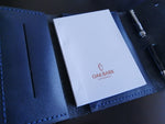Load image into Gallery viewer, Blue Leather Notebook Cover
