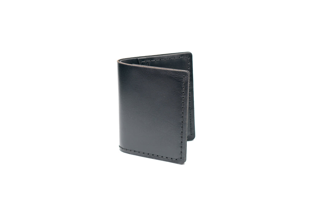 Style N Craft 300796-BL Bi-Fold Pass-Case Leather Wallet with Flap in Black